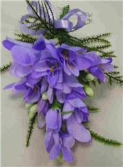 Silk Freesia Corsage